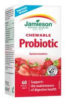 JAMIESON Probiotic tablety na cmúľanie s jahodovou príchuťou 60 tbl.