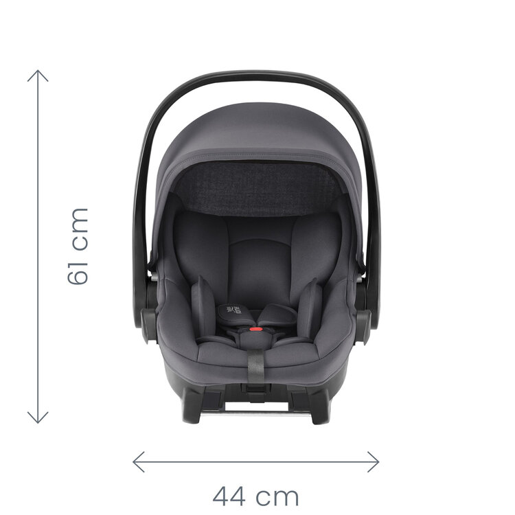 BRITAY RÖMER Autosedačka set Baby-Safe Core + Základna Baby-Safe Core Frost Grey