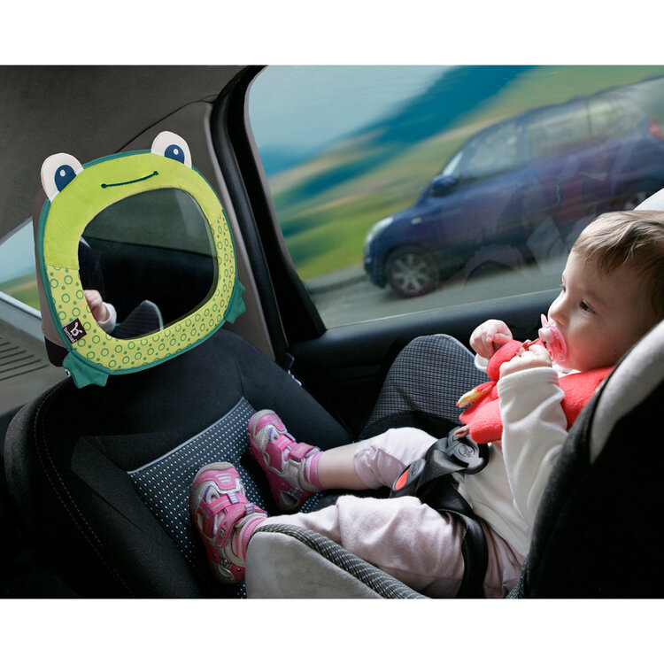 BENBAT Zrkadlo detské do auta Travel Friends žabka 0m+