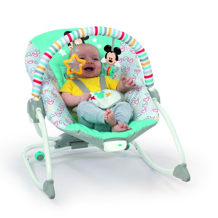 DISNEY BABY Húpatko vibrujúce Mickey Mouse Original Bestie™ 0m+ do 18 kg