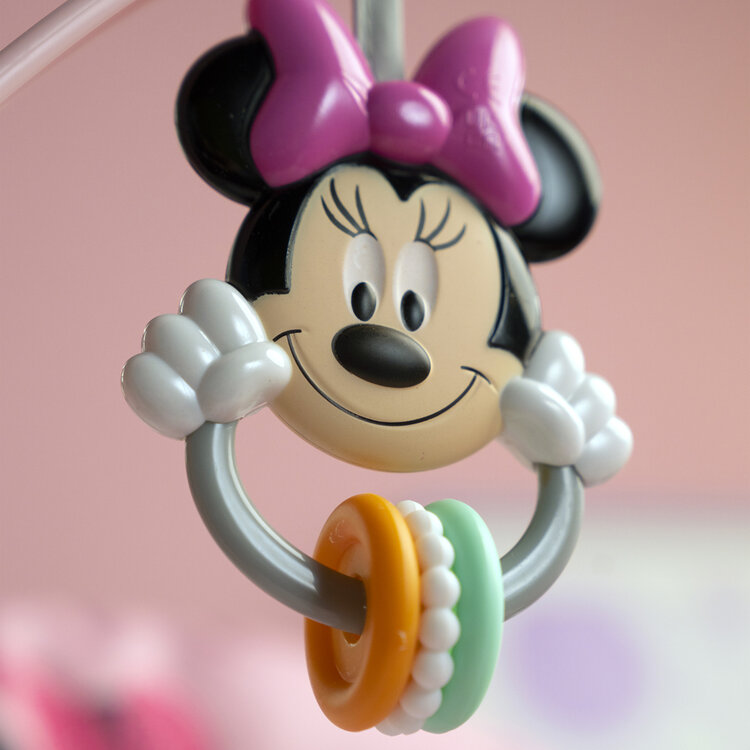 DISNEY BABY Húpatko vibrujúce Minnie Mouse Forever Besties™ 0m+ do 18 kg
