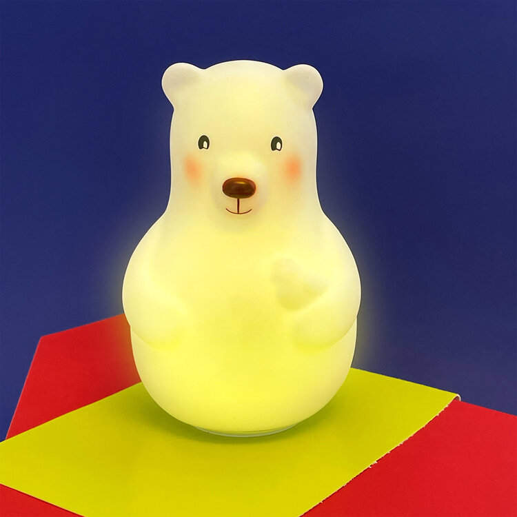 PABOBO Svetielko nočné s rozpoznávaním farieb Lumicolor Medveď