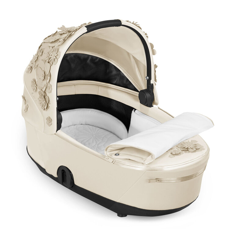 CYBEX Mios Lux Carry Cot Simply flowers mid beige Platinum