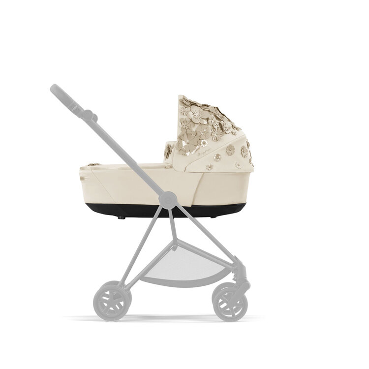 CYBEX Mios Lux Carry Cot Simply flowers mid beige Platinum