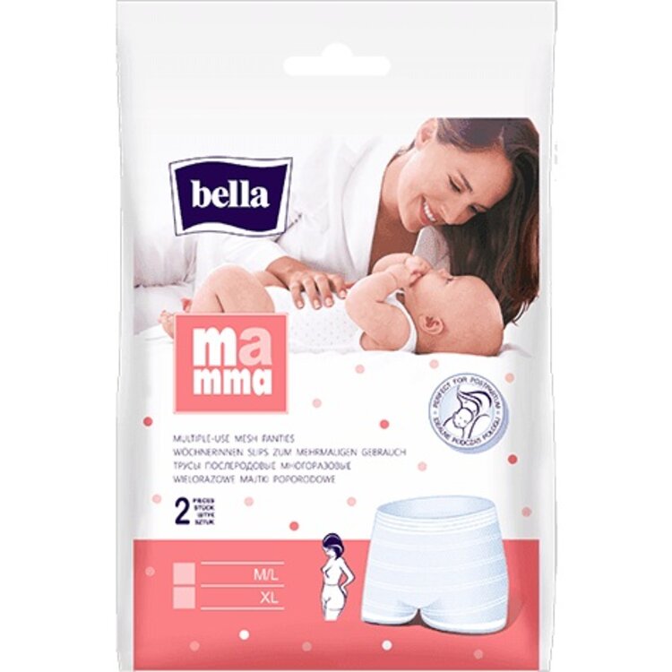 2x BELLA MAMMA Sieťované nohavičky M/L (2 ks)