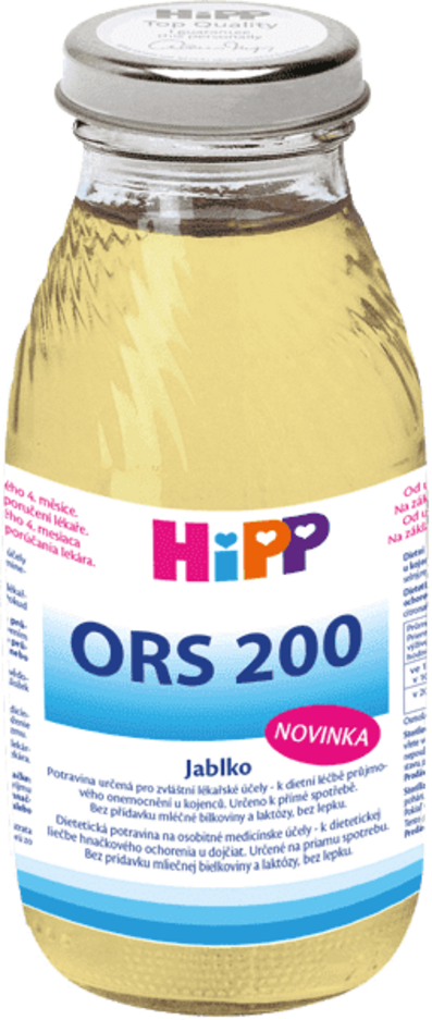 6x HiPP ORS 200 Jablko - rehydratačná výživa 200 ml