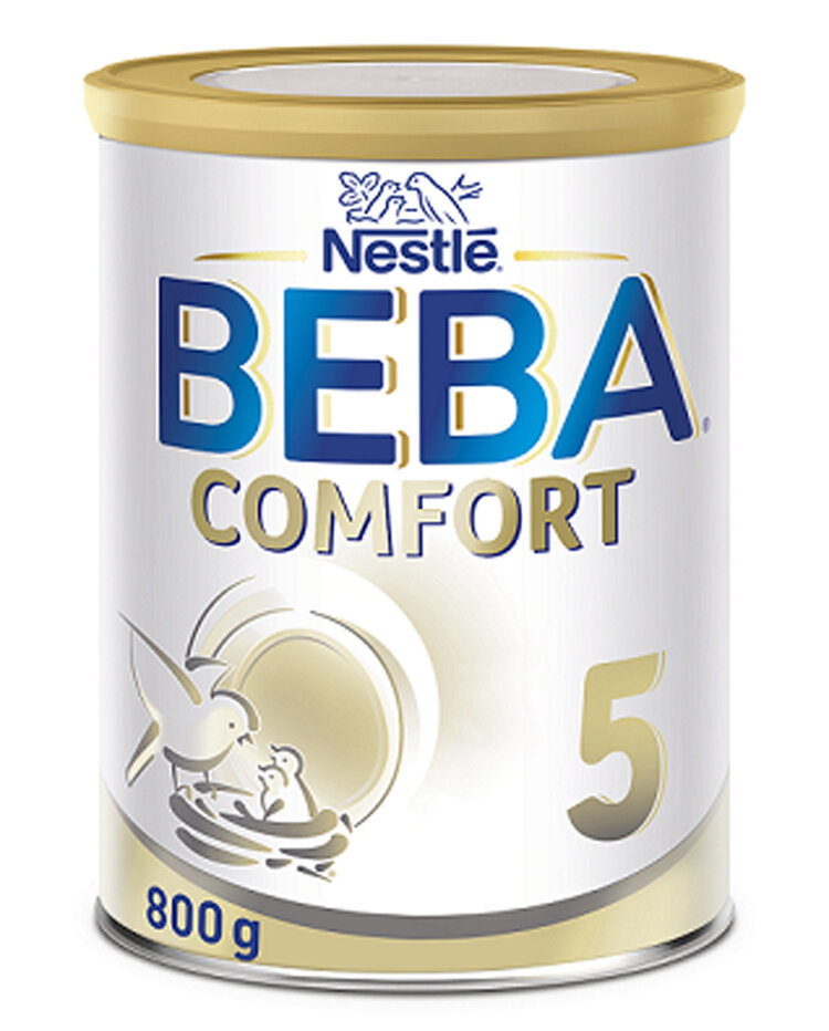 6x BEBA COMFORT 5 Mlieko dojčenské, 800 g, 24m +