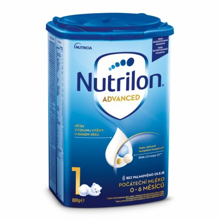 3x NUTRILON 1 Počiatočné dojčenské mlieko 800 g, 0+