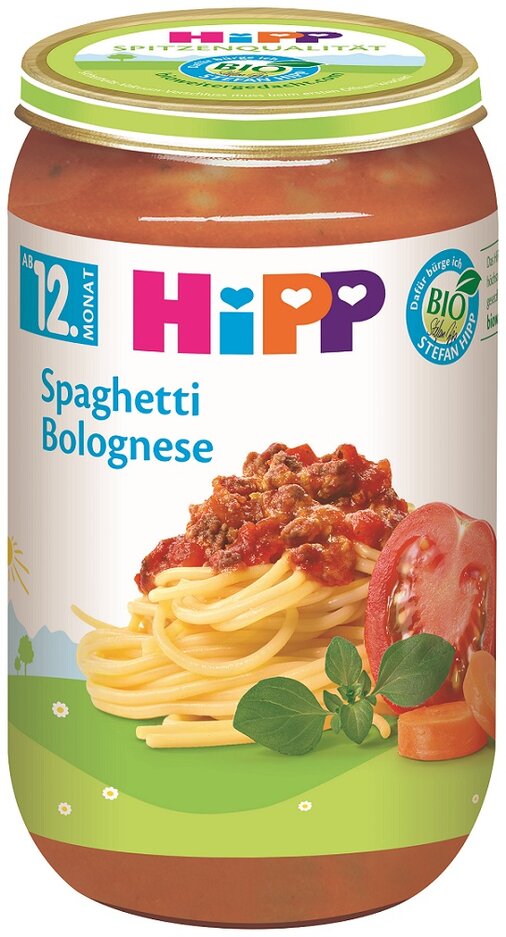 6x HiPP BIO Špagety bolonské 250 g, od 12.mesiaca