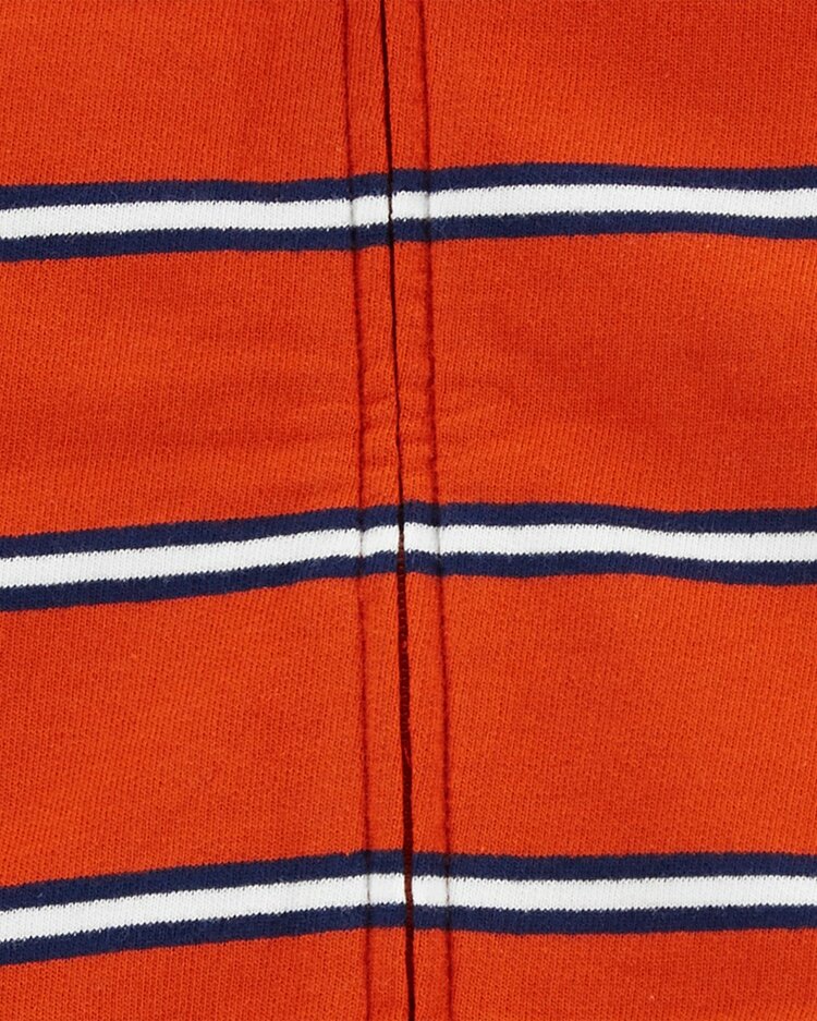CARTER'S Set 3dielny vesta, tepláky, body dl. rukáv Orange Stripes chlapec 9m