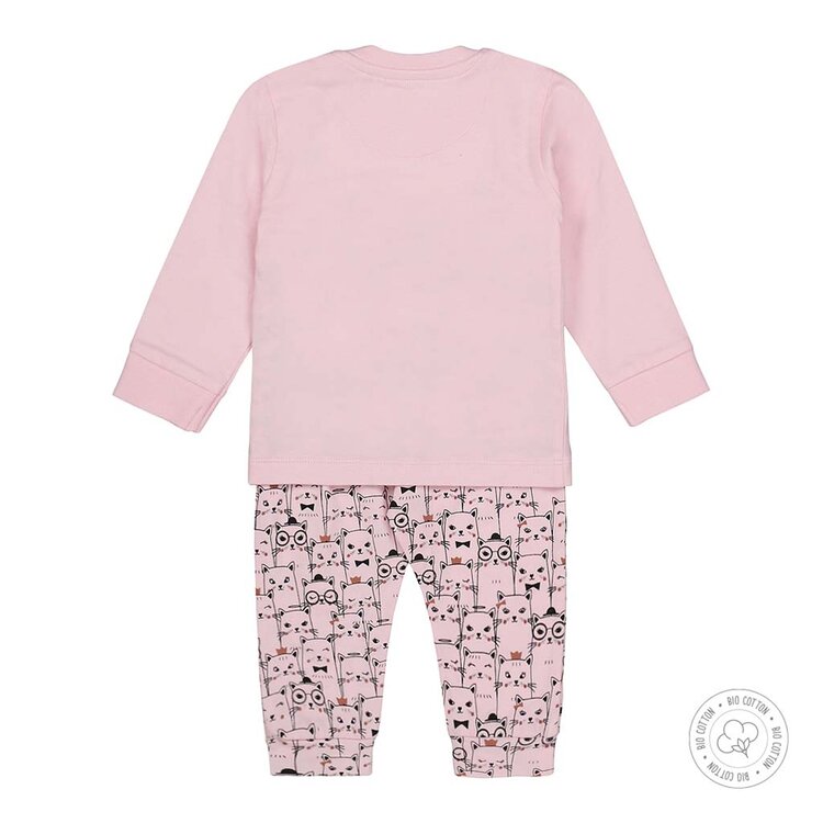 DIRKJE Pyžamo set 2.d tričko dl. rukáv + nohavice BIO bavlna dievča 50-56