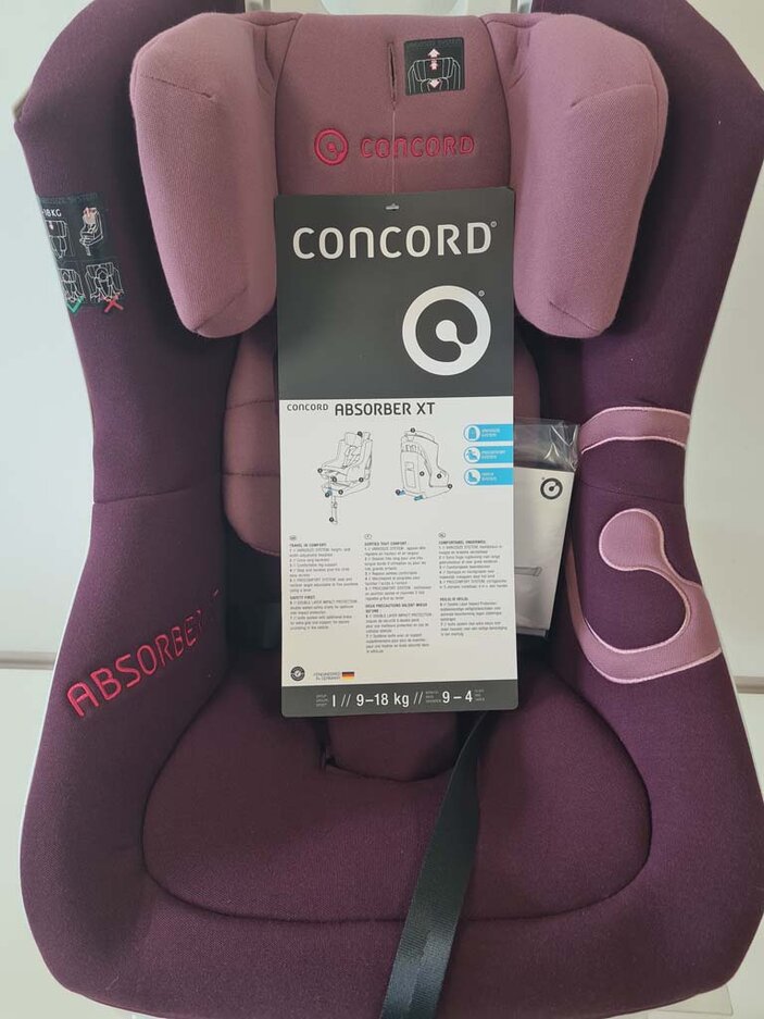 CONCORD Autosedačka Absorber XT 2015 Raspberry Pink (9-18 kg)