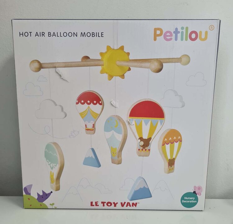 LE TOY VAN Petilou závesný kolotoč teplovzdušné balóny
