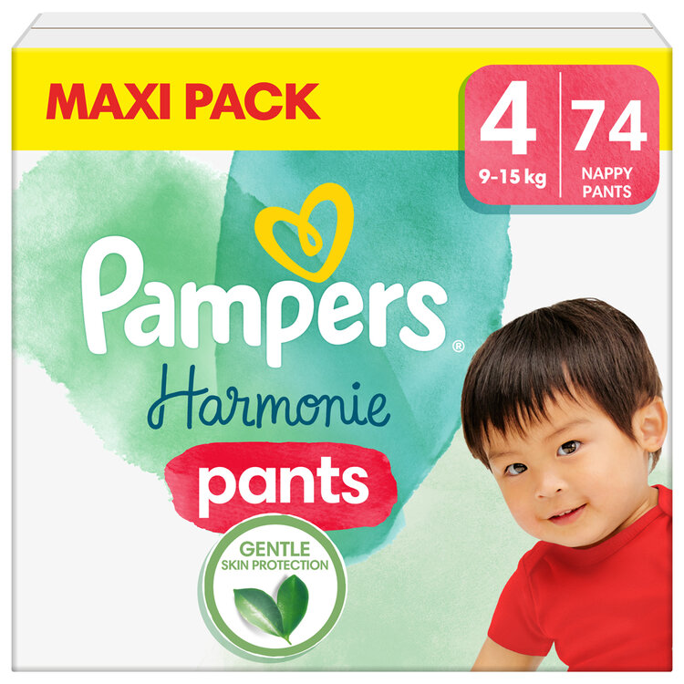 PAMPERS Nohavičky plienkové Harmonie Pants veľ. 4 (74 ks) 9-15 kg