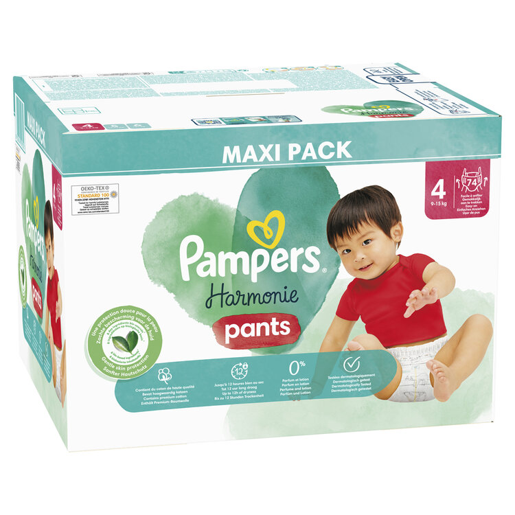 PAMPERS Nohavičky plienkové Harmonie Pants veľ. 4 (74 ks) 9-15 kg