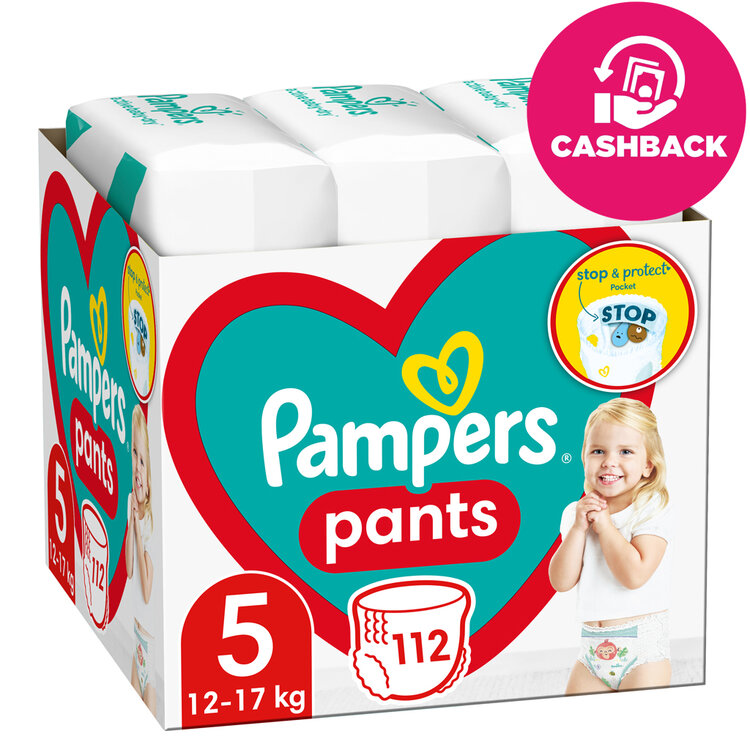 PAMPERS Pants nohavičky plienkové 5 (112 ks) 12-17 kg