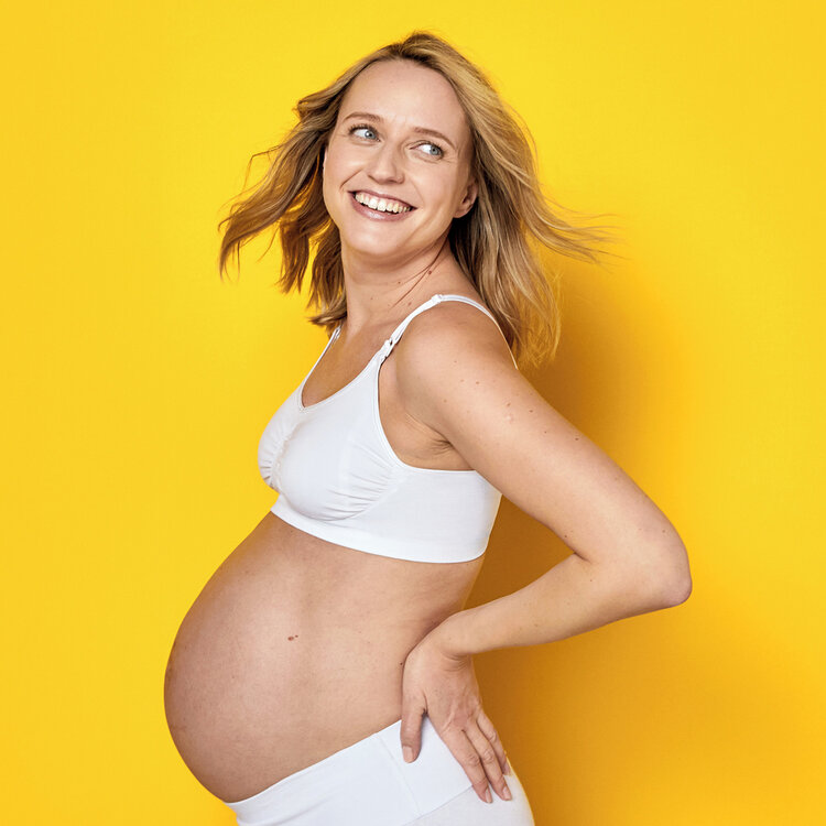 MEDELA Podprsenka tehotenská a na dojčenie Keep Cool™, biela L