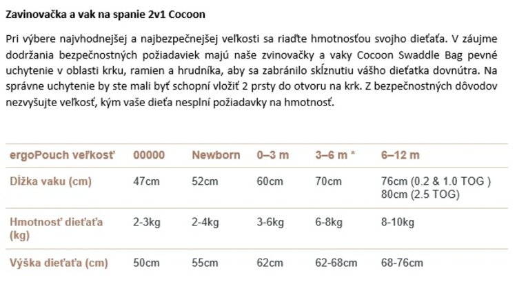 ERGOPOUCH Zavinovačka a vak na spanie 2v1 Cocoon Daisies 6-12 m, 8-10 kg, 0,2 tog