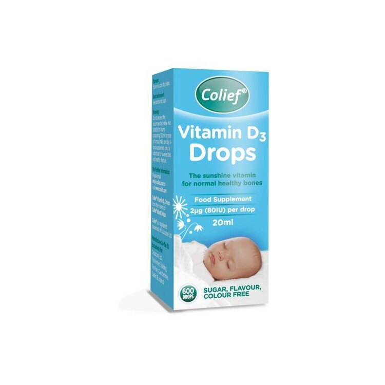 EXPIRÁCIA: 30.04.2024 COLIEF Vitamín D3 kvapky pre deti